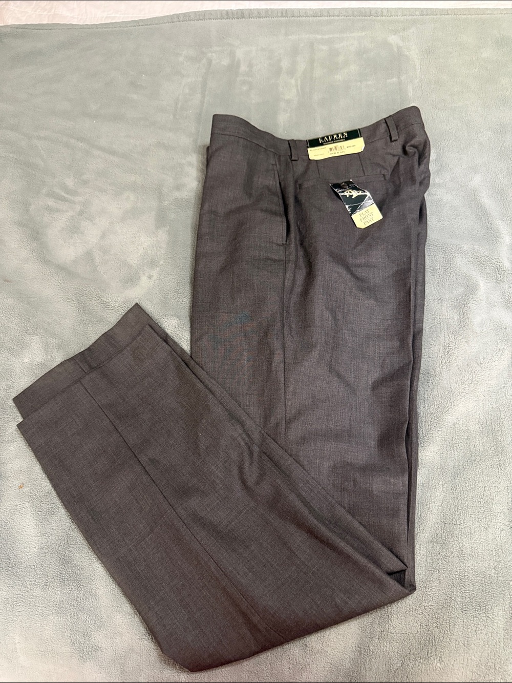 Ralph Lauren Men's Dark Charcoal Dress Pants